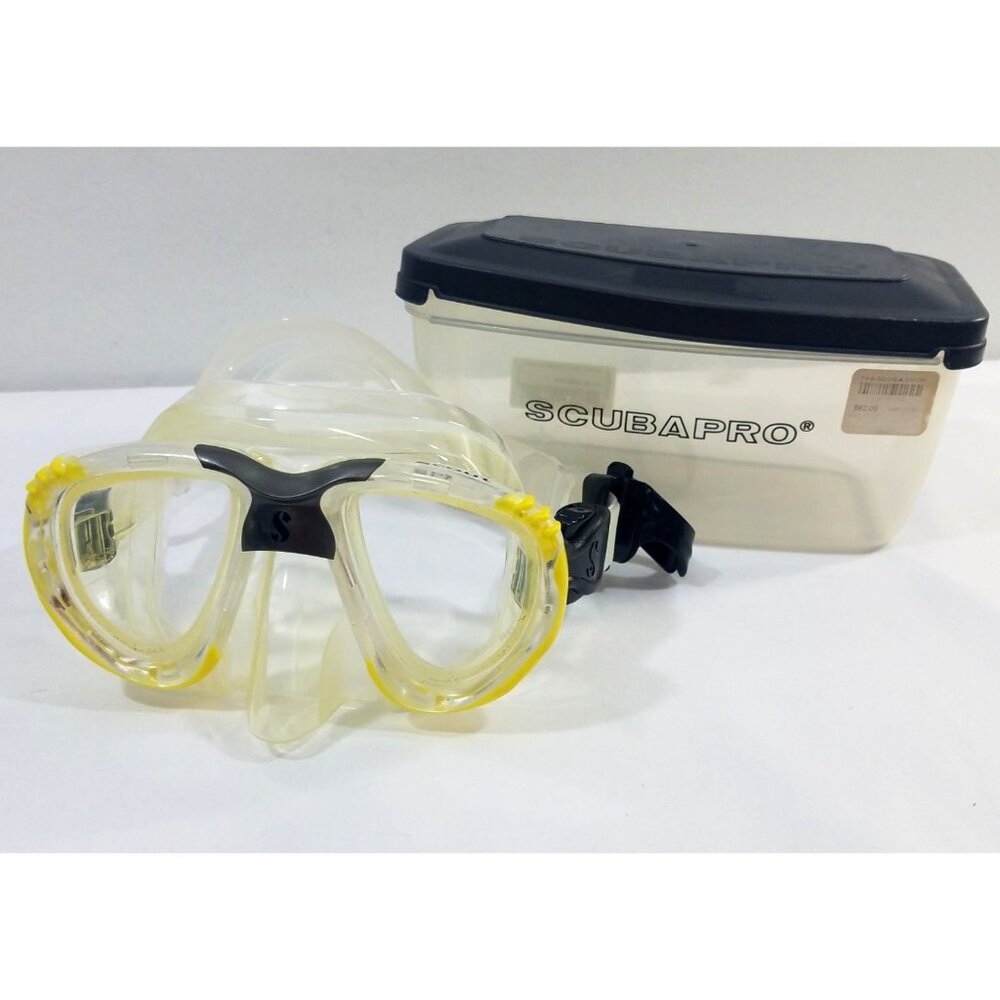 Scubapro Scout Dive Mask With Box Clear Yellow